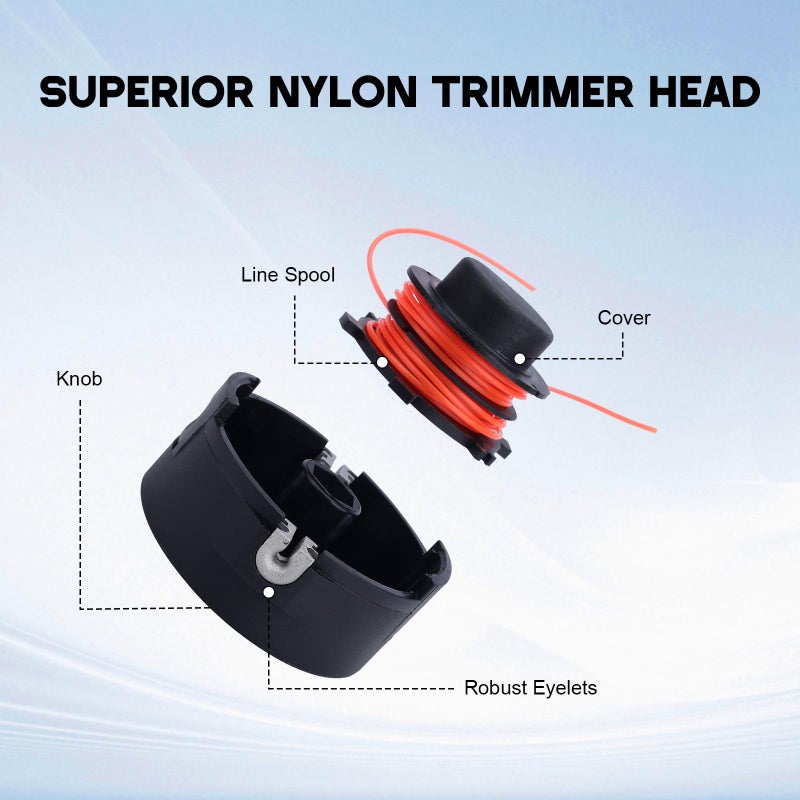 Buckbock 25-2 Trimmer Head for Stihl FS90 FS90R FS100 FS110 FS130 FS250 FS56 FS80 FS85 FS55 FS55R Bump Feed String Trimmer Brushcutter AutoCut 25-2 String Trimmer Head 4002-710-2191 - Image 2